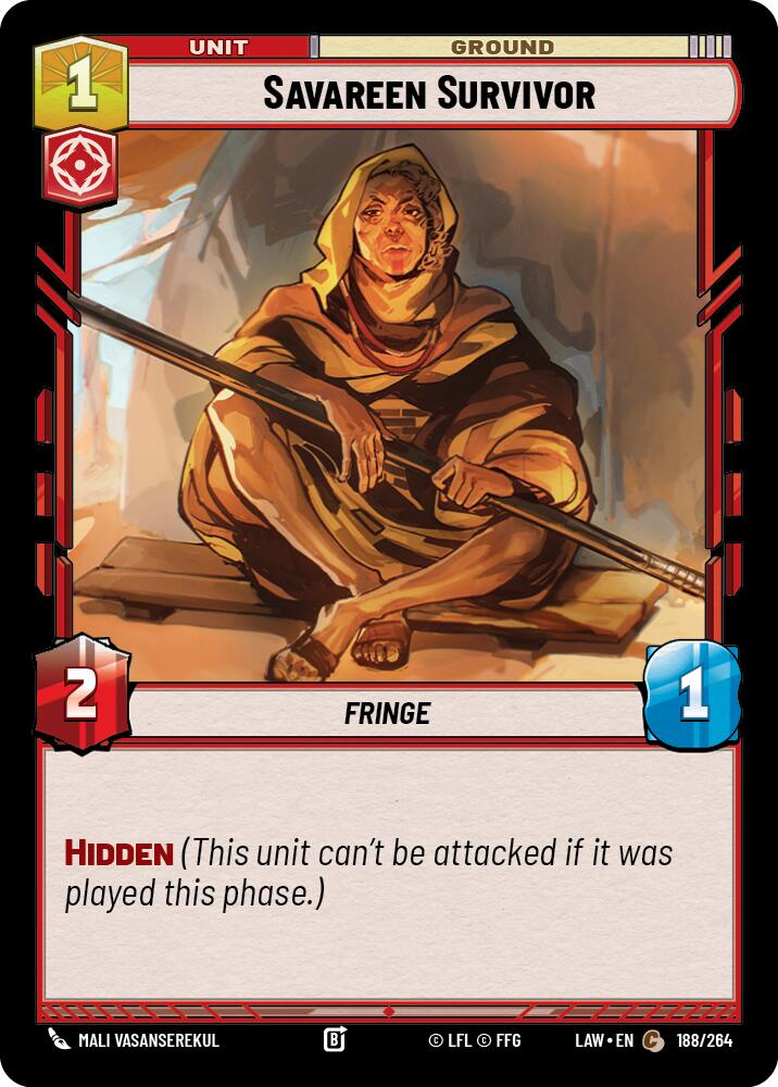 Savareen Survivor (188/264) (188/264) [A Lawless Time] | Exor Games New Glasgow