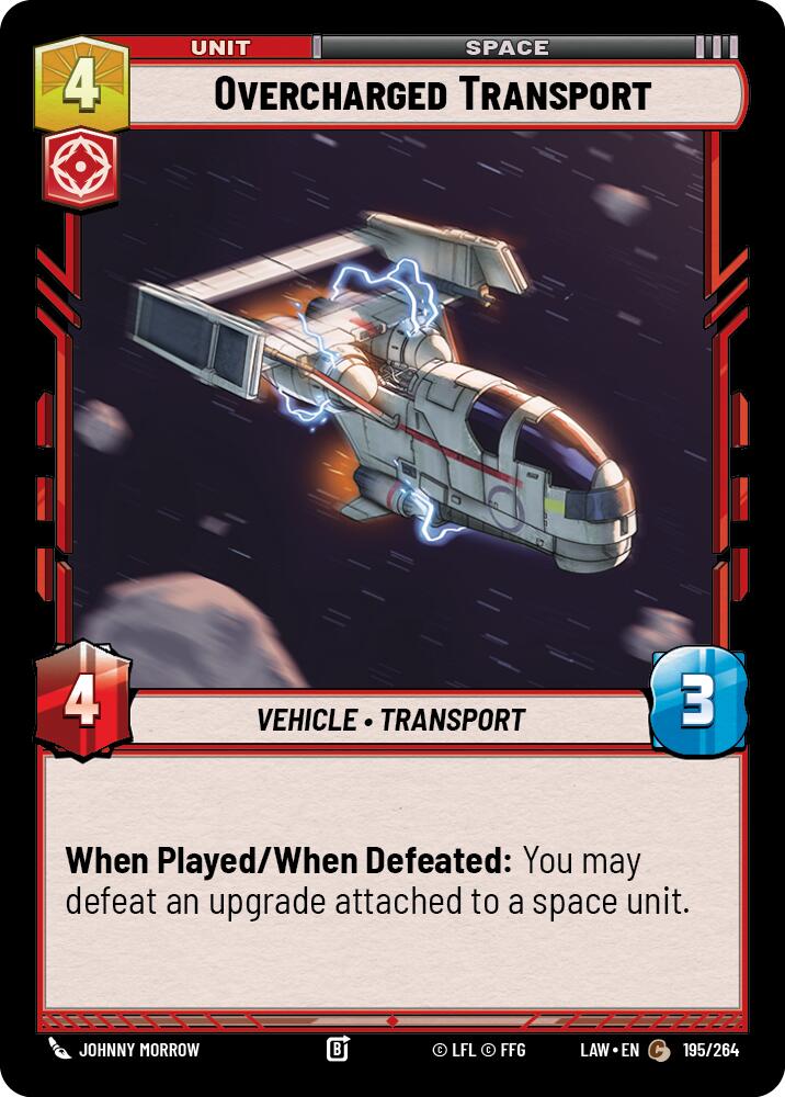 Overcharged Transport (195/264) (195/264) [A Lawless Time] | Exor Games New Glasgow