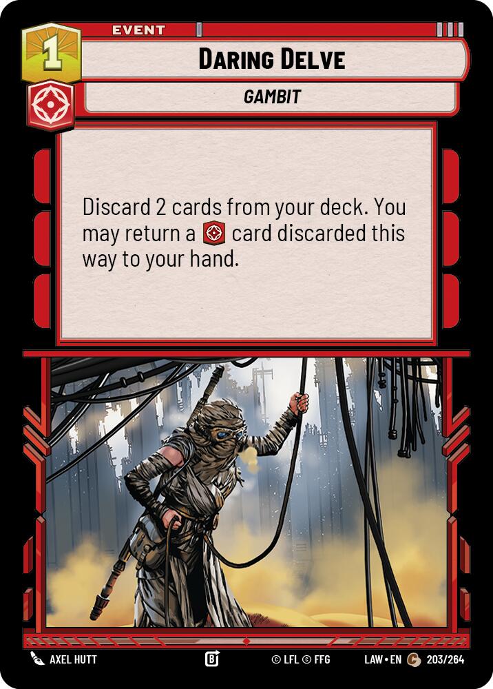 Daring Delve (203/264) (203/264) [A Lawless Time] | Exor Games New Glasgow