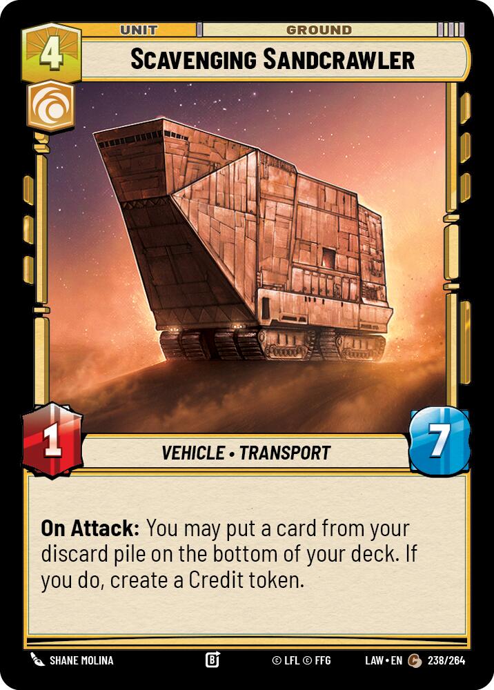 Scavenging Sandcrawler (238/264) (238/264) [A Lawless Time] | Exor Games New Glasgow