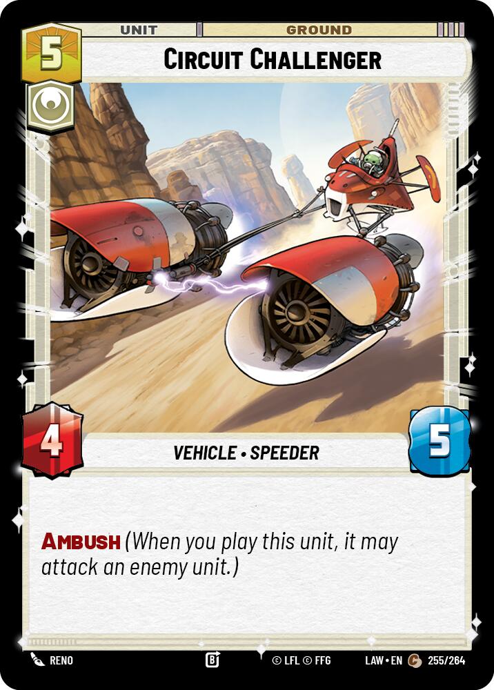 Circuit Challenger (255/264) (255/264) [A Lawless Time] | Exor Games New Glasgow