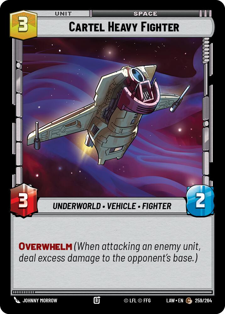 Cartel Heavy Fighter (259/264) (259/264) [A Lawless Time] | Exor Games New Glasgow