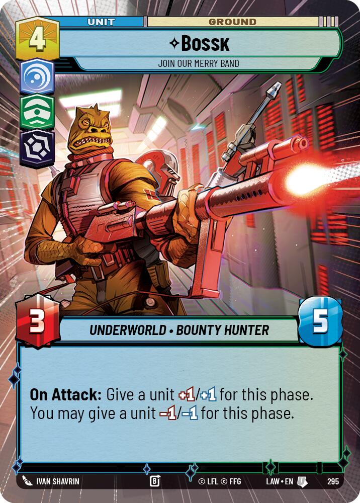 Bossk - Join Our Merry Band (295) (Hyperspace) (295) [A Lawless Time] | Exor Games New Glasgow