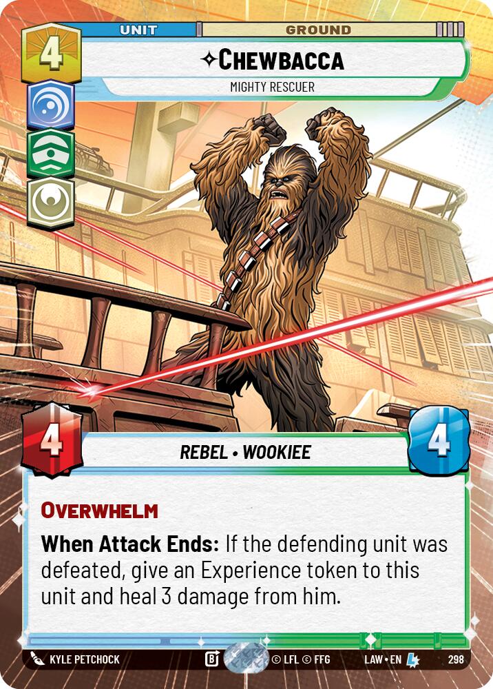 Chewbacca - Mighty Rescuer (298) (Hyperspace) (298) [A Lawless Time] | Exor Games New Glasgow