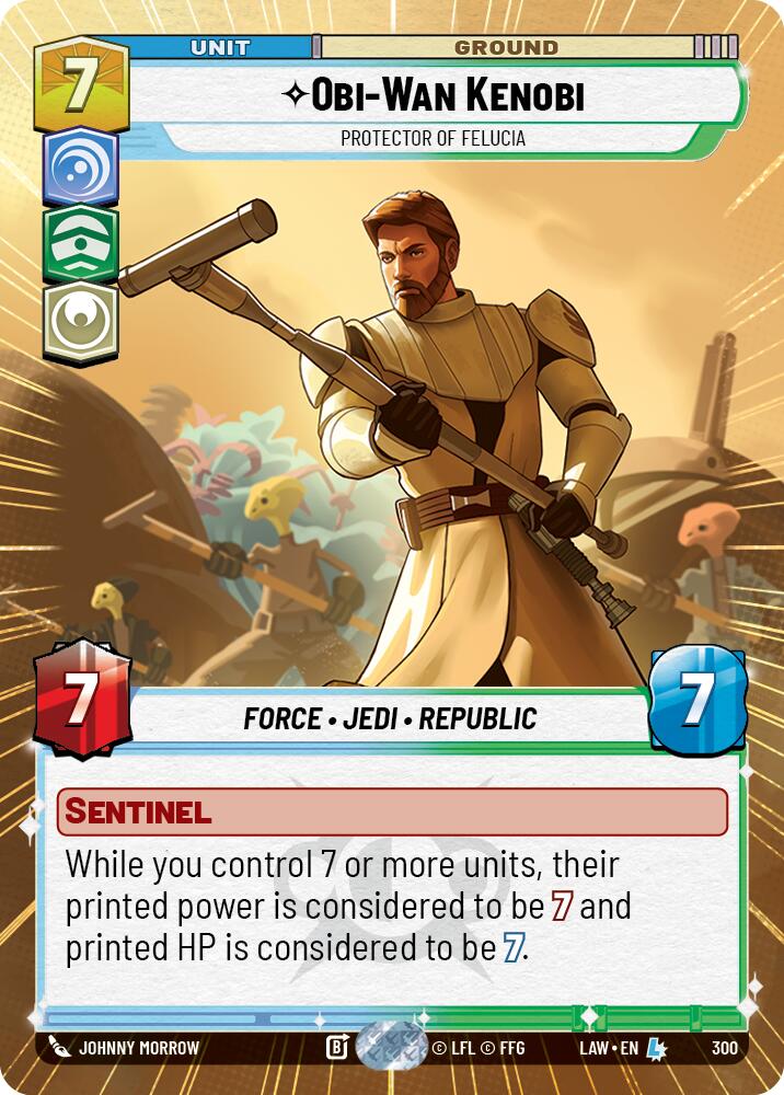 Obi-Wan Kenobi - Protector of Felucia (300) (Hyperspace) (300) [A Lawless Time] | Exor Games New Glasgow