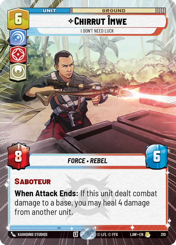 Chirrut Imwe - I Don't Need Luck (310) (Hyperspace) (310) [A Lawless Time] | Exor Games New Glasgow