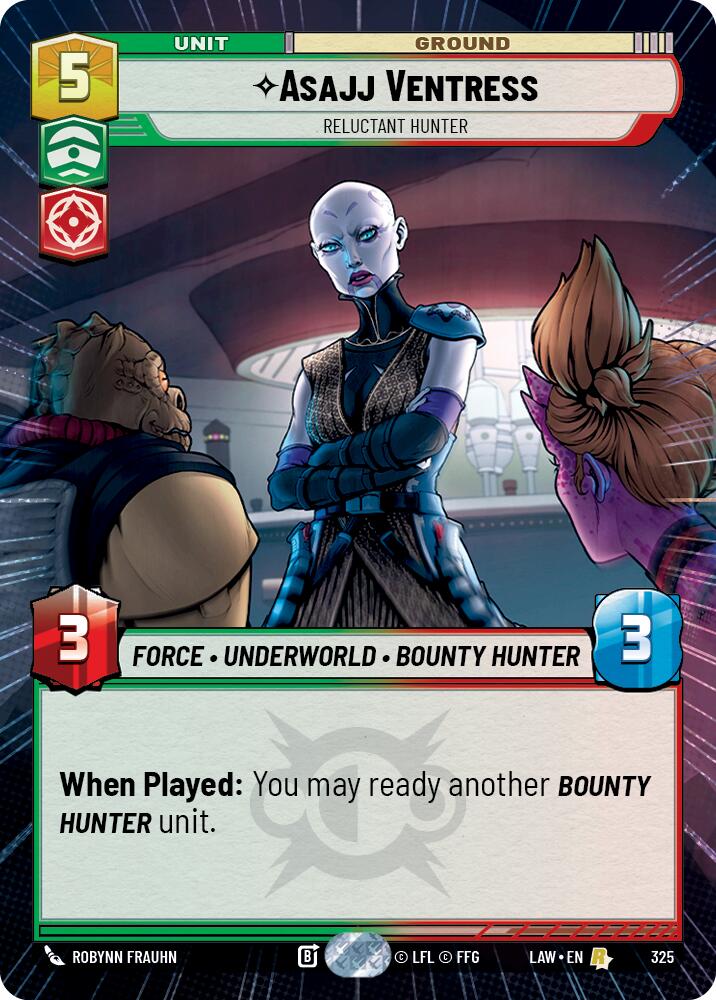 Asajj Ventress - Reluctant Hunter (325) (Hyperspace) (325) [A Lawless Time] | Exor Games New Glasgow