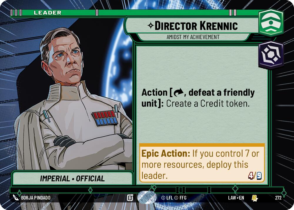 Director Krennic - Amidst My Achievement (Hyperspace) (272) (272) [A Lawless Time] | Exor Games New Glasgow