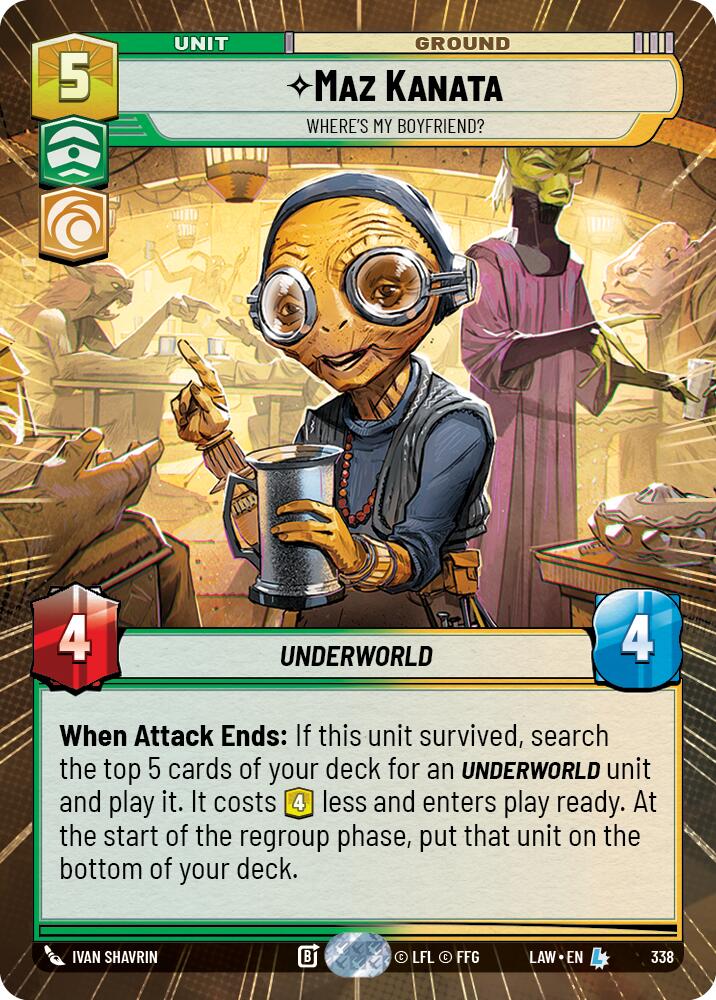 Maz Kanata - Where's My Boyfriend? (338) (Hyperspace) (338) [A Lawless Time] | Exor Games New Glasgow