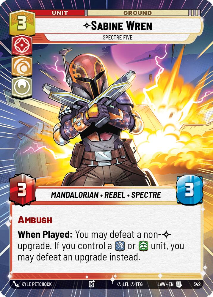 Sabine Wren - Spectre Five (342) (Hyperspace) (342) [A Lawless Time] | Exor Games New Glasgow