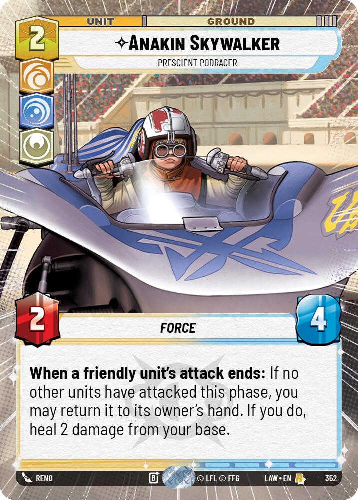 Anakin Skywalker - Prescient Podracer (352) (Hyperspace) (352) [A Lawless Time] | Exor Games New Glasgow