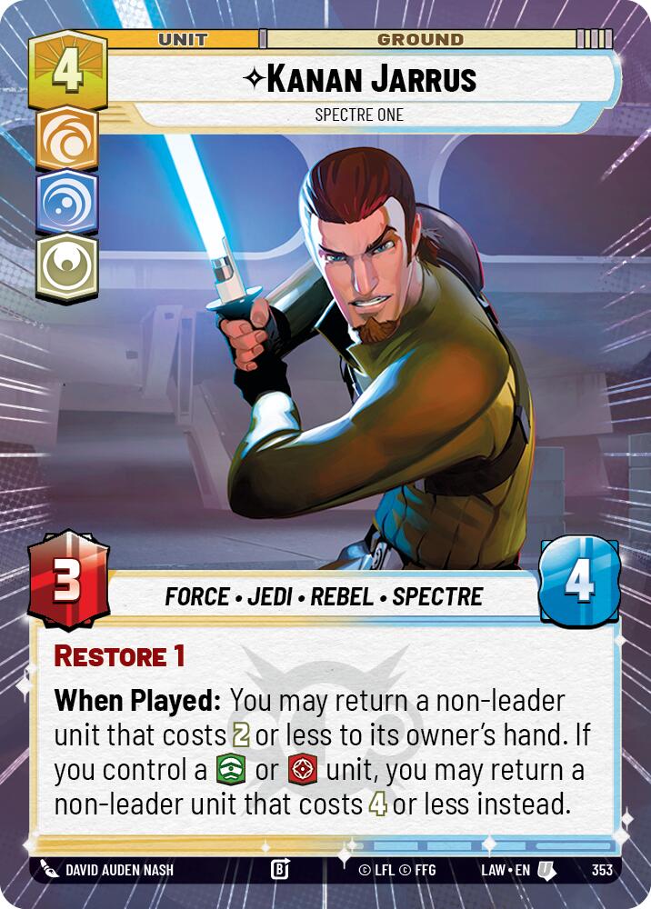 Kanan Jarrus - Spectre One (353) (Hyperspace) (353) [A Lawless Time] | Exor Games New Glasgow
