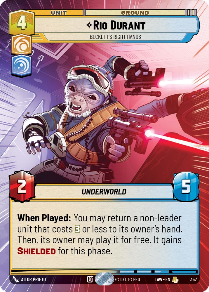 Rio Durant - Beckett's Right Hands (357) (Hyperspace) (357) [A Lawless Time] | Exor Games New Glasgow