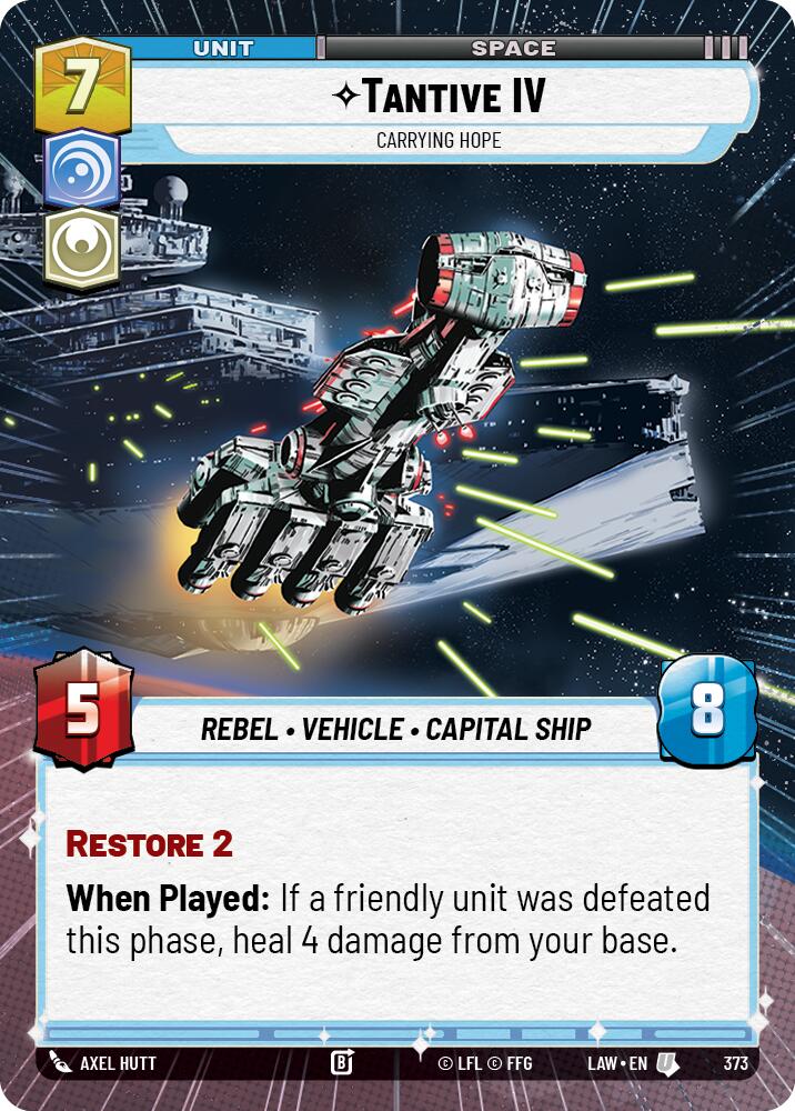 Tantive IV - Carrying Hope (373) (Hyperspace) (373) [A Lawless Time] | Exor Games New Glasgow