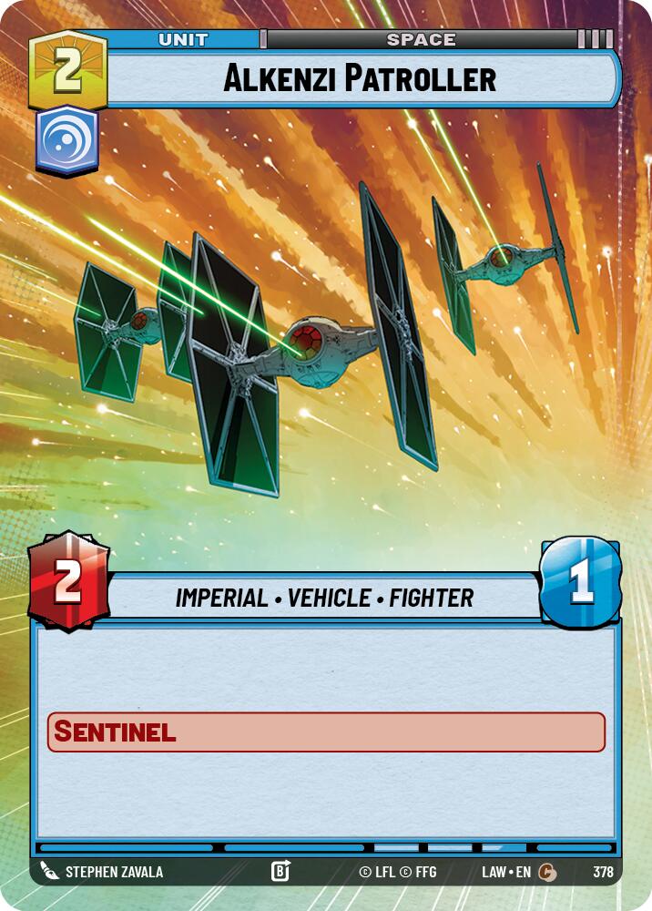 Alkenzi Patroller (378) (Hyperspace) (378) [A Lawless Time] | Exor Games New Glasgow