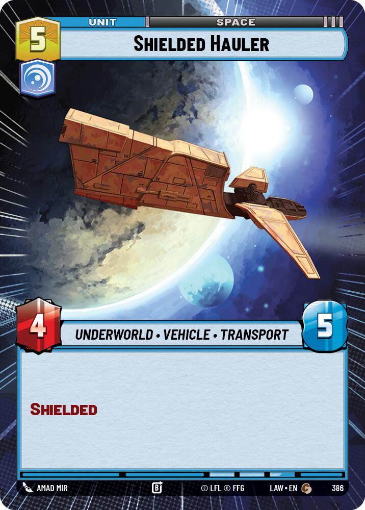 Shielded Hauler (386) (Hyperspace) (386) [A Lawless Time] | Exor Games New Glasgow