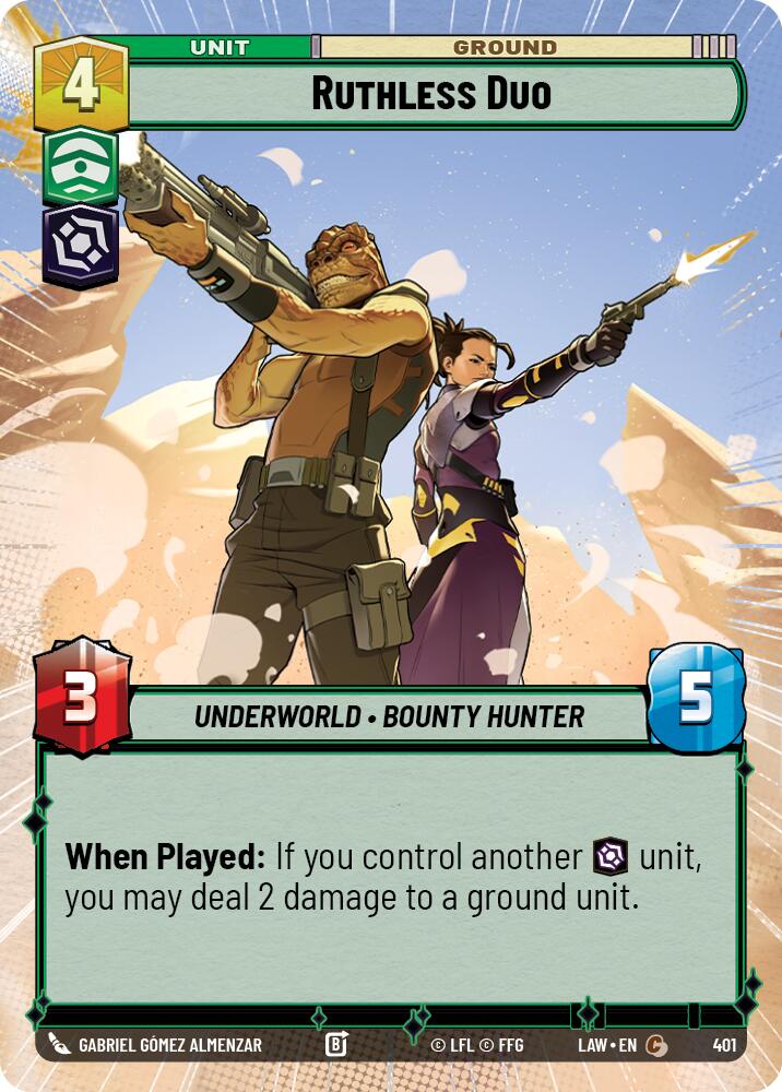 Ruthless Duo (401) (Hyperspace) (401) [A Lawless Time] | Exor Games New Glasgow