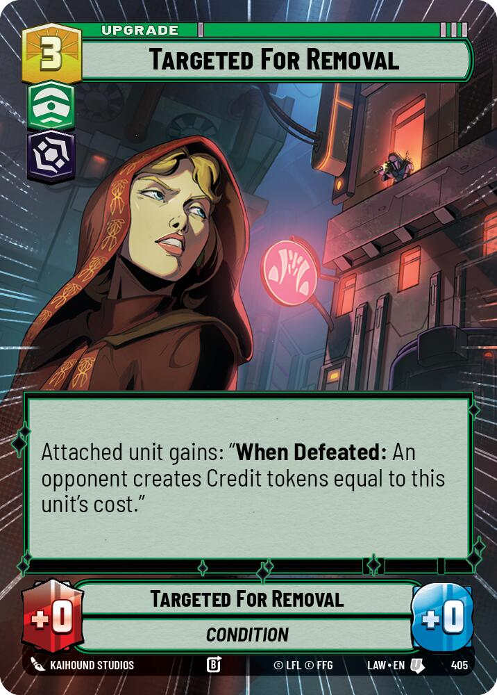 Targeted for Removal (405) (Hyperspace) (405) [A Lawless Time] | Exor Games New Glasgow