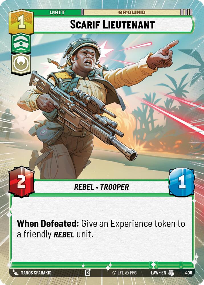 Scarif Lieutenant (406) (Hyperspace) (406) [A Lawless Time] | Exor Games New Glasgow
