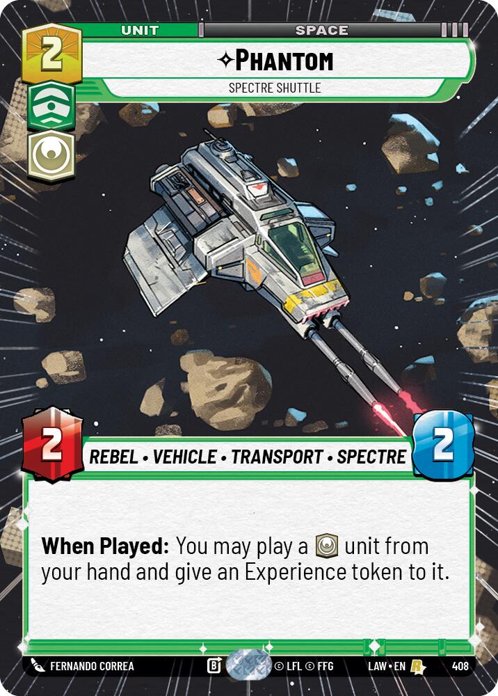 Phantom - Spectre Shuttle (408) (Hyperspace) (408) [A Lawless Time] | Exor Games New Glasgow