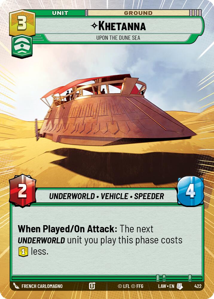 Khetanna - Upon the Dune Sea (422) (Hyperspace) (422) [A Lawless Time] | Exor Games New Glasgow