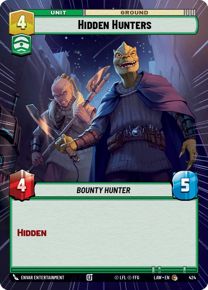 Hidden Hunters (424) (Hyperspace) (424) [A Lawless Time] | Exor Games New Glasgow