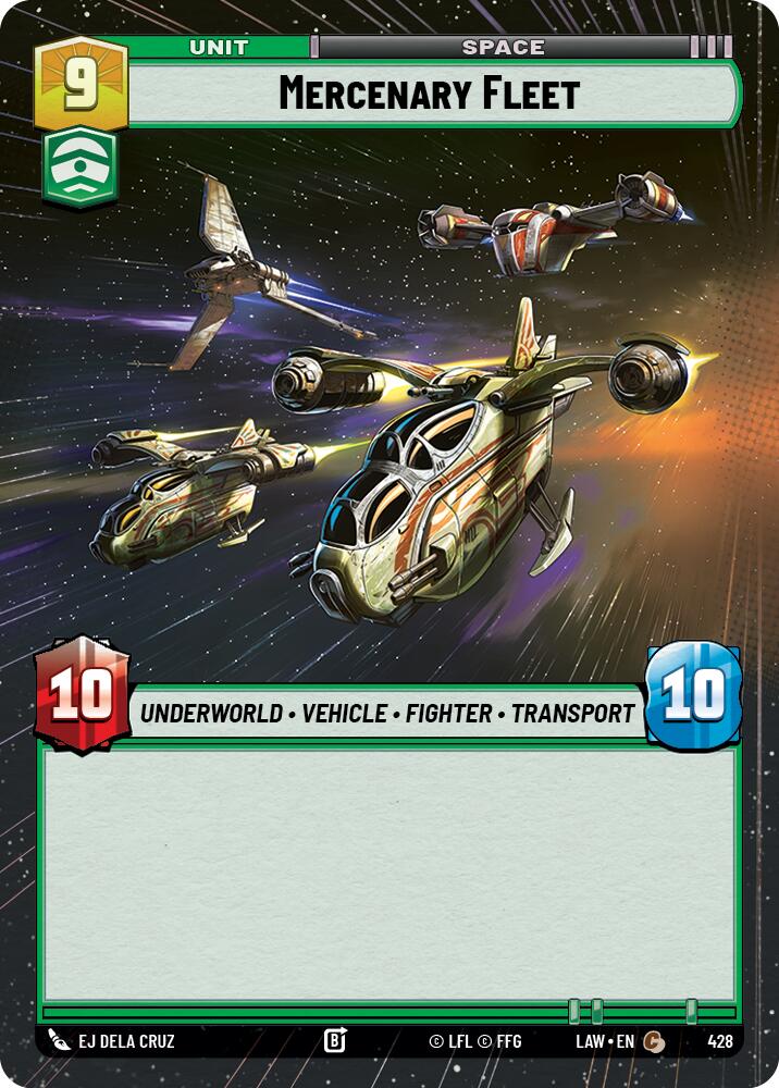 Mercenary Fleet (428) (Hyperspace) (428) [A Lawless Time] | Exor Games New Glasgow