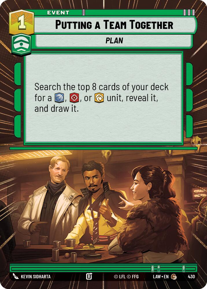 Putting a Team Together (430) (Hyperspace) (430) [A Lawless Time] | Exor Games New Glasgow