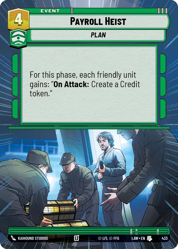 Payroll Heist (433) (Hyperspace) (433) [A Lawless Time] | Exor Games New Glasgow