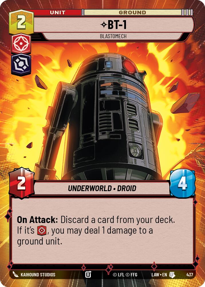 BT-1 - Blastomech (437) (Hyperspace) (437) [A Lawless Time] | Exor Games New Glasgow