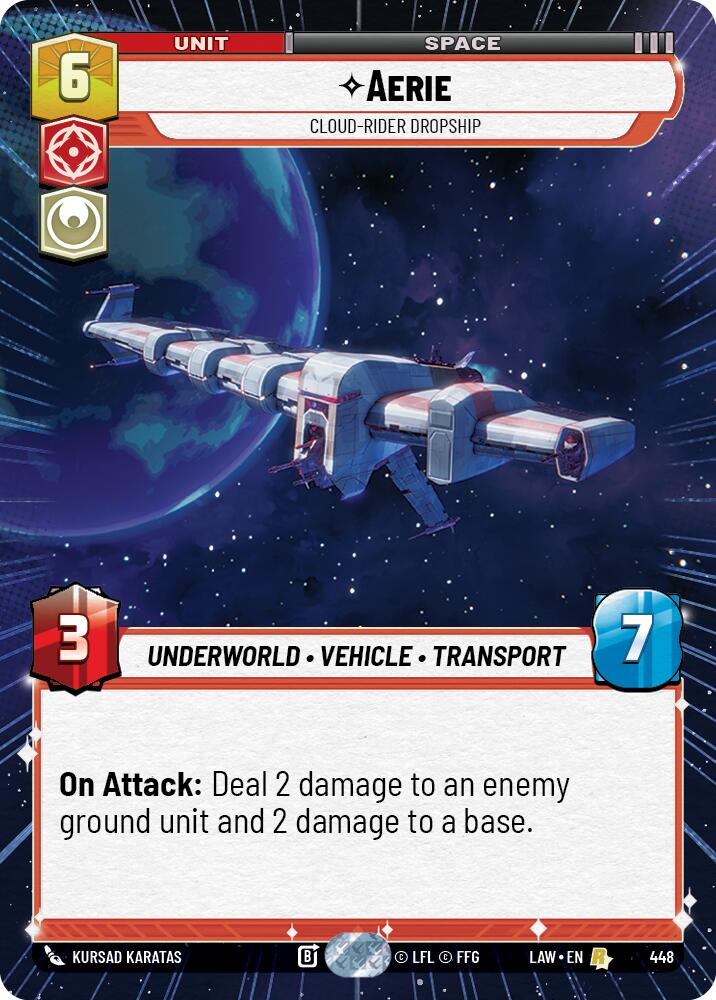 Aerie - Cloud-Rider Dropship (448) (Hyperspace) (448) [A Lawless Time] | Exor Games New Glasgow