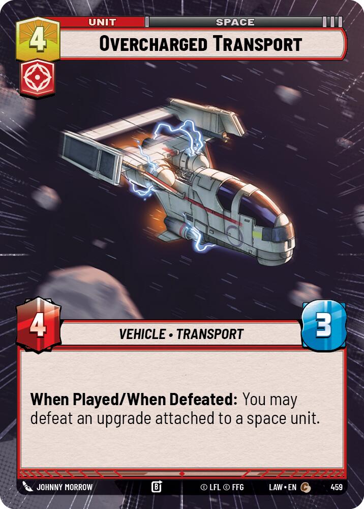 Overcharged Transport (459) (Hyperspace) (459) [A Lawless Time] | Exor Games New Glasgow