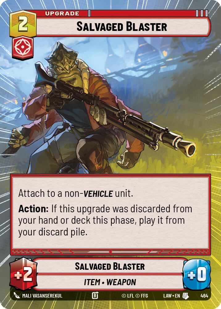 Salvaged Blaster (464) (Hyperspace) (464) [A Lawless Time] | Exor Games New Glasgow