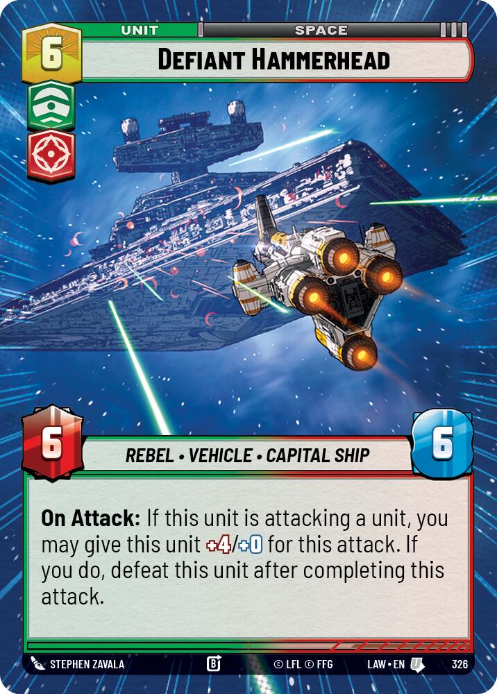 Defiant Hammerhead (326) (Hyperspace) (326) [A Lawless Time] | Exor Games New Glasgow