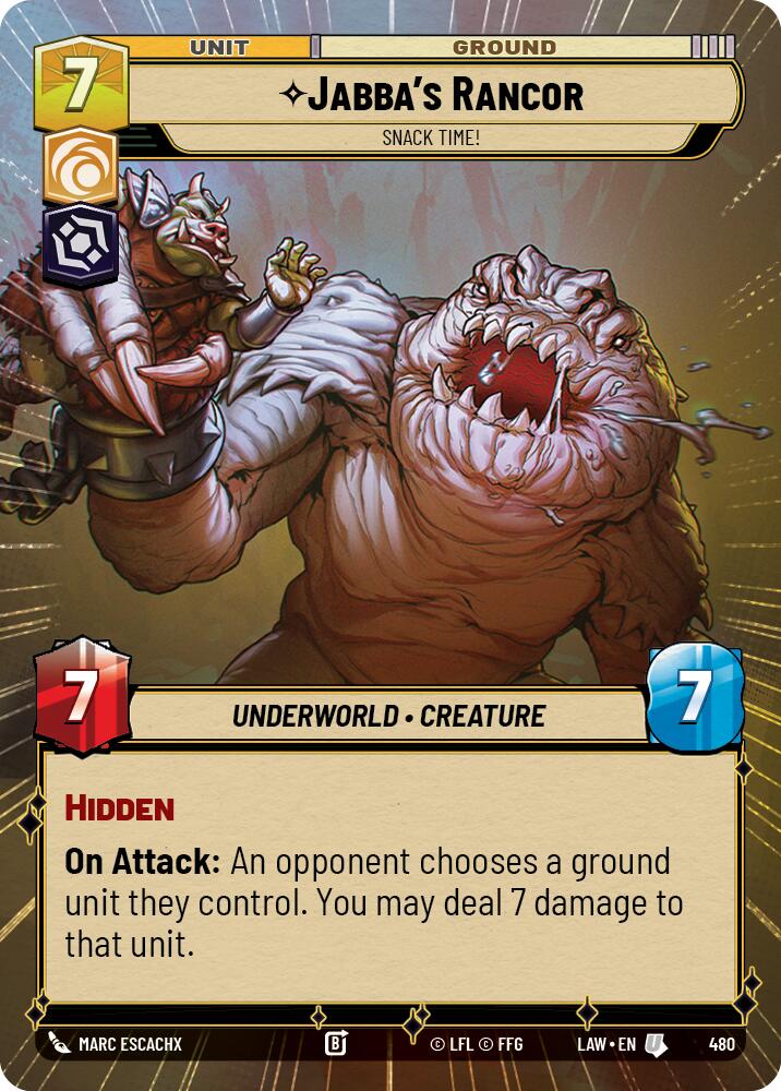 Jabba's Rancor - Snack Time! (480) (Hyperspace) (480) [A Lawless Time] | Exor Games New Glasgow