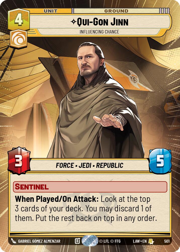 Qui-Gon Jinn - Influencing Chance (501) (Hyperspace) (501) [A Lawless Time] | Exor Games New Glasgow