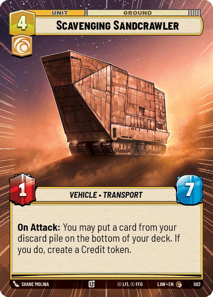Scavenging Sandcrawler (502) (Hyperspace) (502) [A Lawless Time] | Exor Games New Glasgow