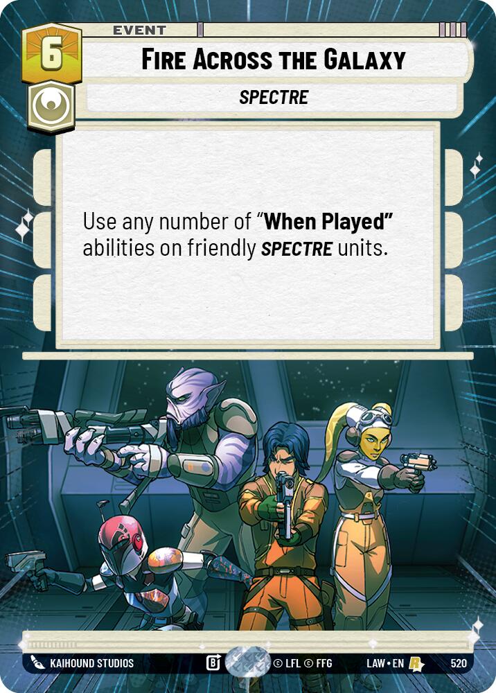 Fire Across the Galaxy (520) (Hyperspace) (520) [A Lawless Time] | Exor Games New Glasgow