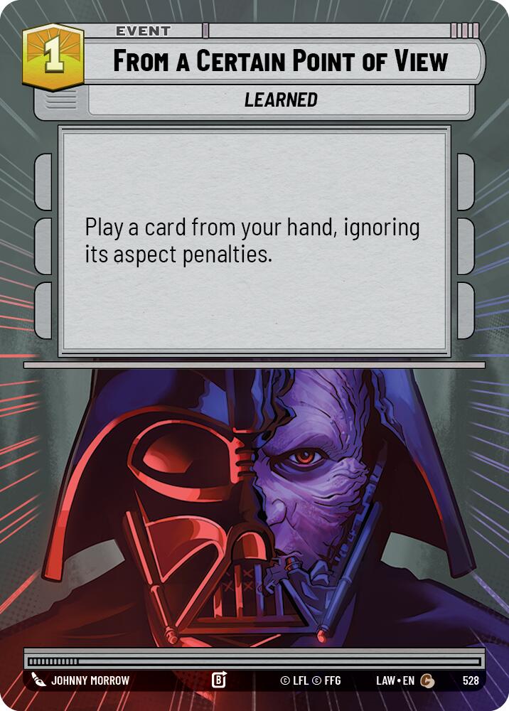 From a Certain Point of View (528) (Hyperspace) (528) [A Lawless Time] | Exor Games New Glasgow