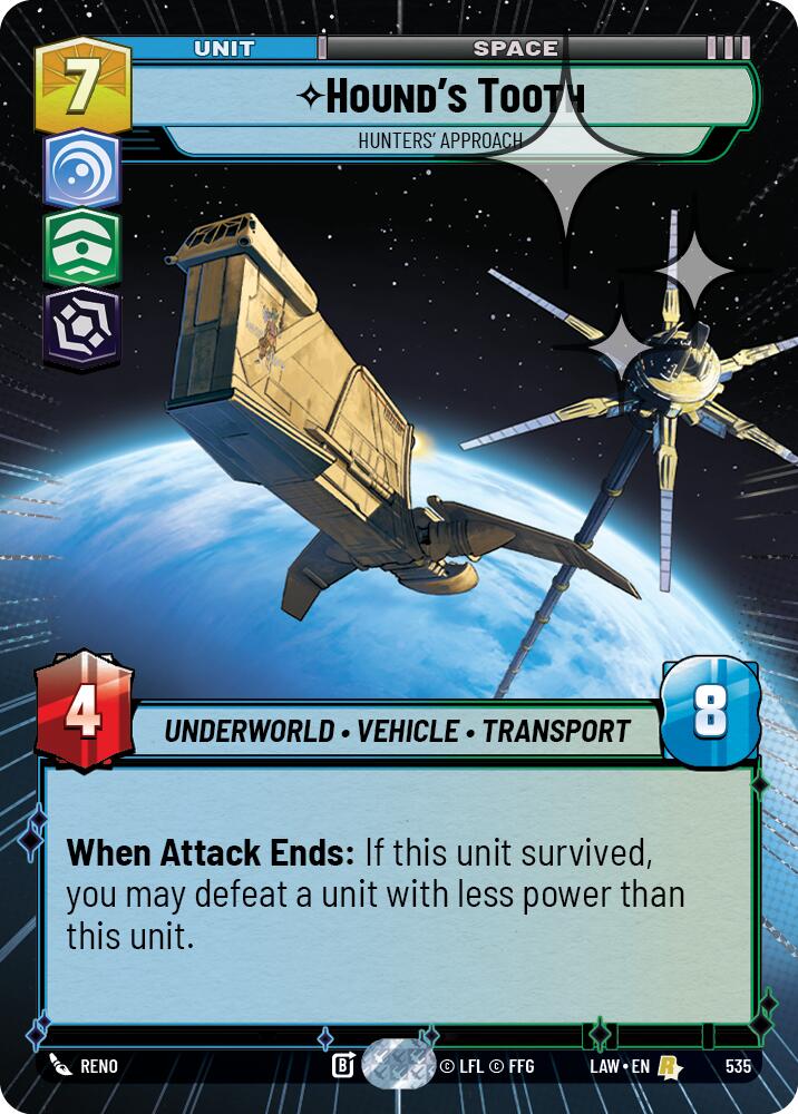 Hound's Tooth - Hunters' Approach (535) (Hyperspace Foil) (535) [A Lawless Time] | Exor Games New Glasgow