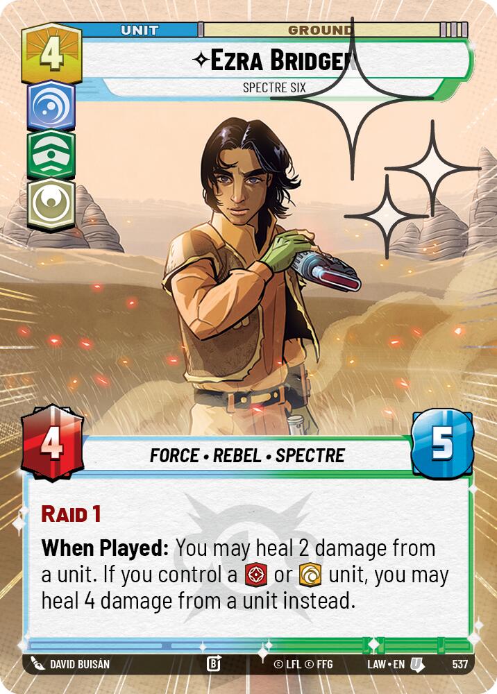 Ezra Bridger - Spectre Six (537) (Hyperspace Foil) (537) [A Lawless Time] | Exor Games New Glasgow