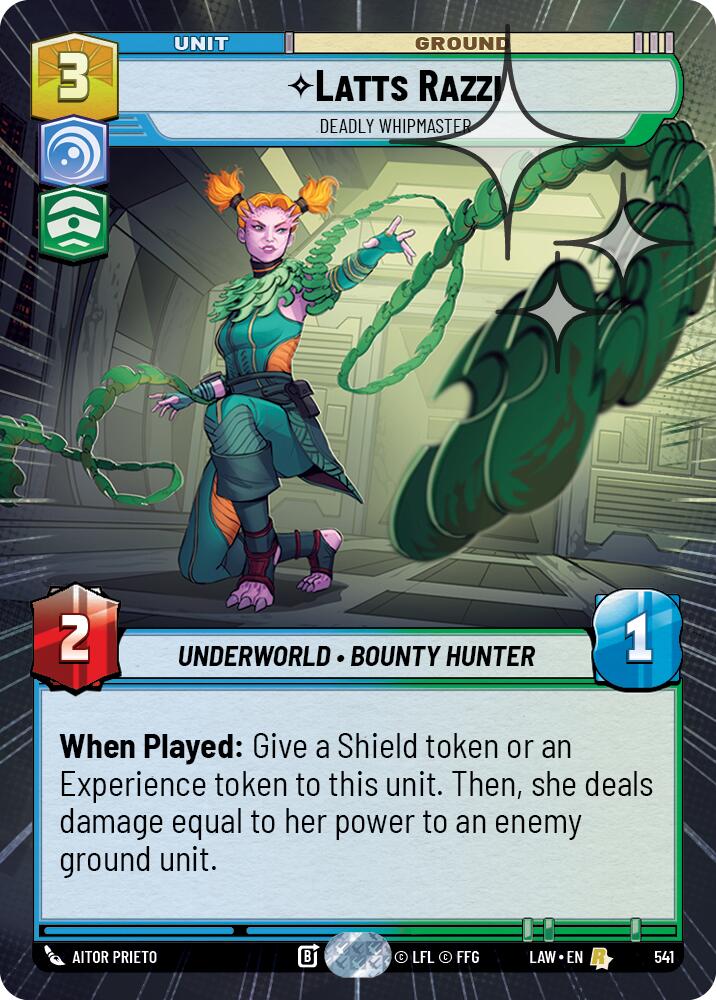 Latts Razzi - Deadly Whipmaster (541) (Hyperspace Foil) (541) [A Lawless Time] | Exor Games New Glasgow