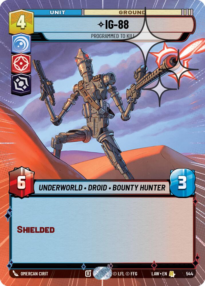 IG-88 - Programmed to Kill (544) (Hyperspace Foil) (544) [A Lawless Time] | Exor Games New Glasgow