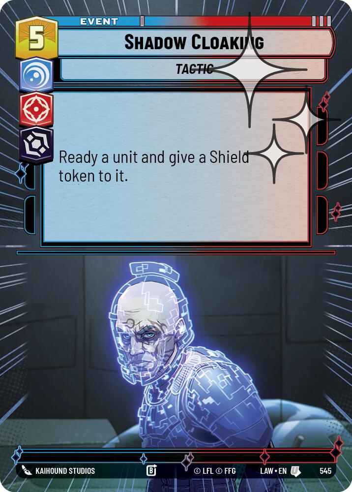 Shadow Cloaking (545) (Hyperspace Foil) (545) [A Lawless Time] | Exor Games New Glasgow