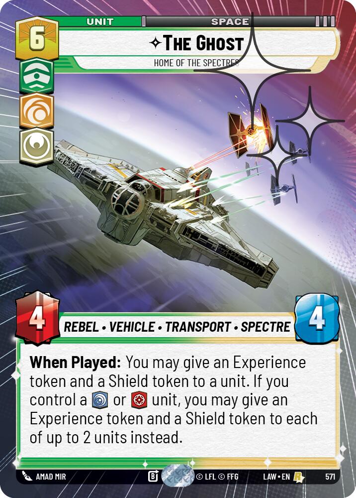 The Ghost - Home of the Spectres (571) (Hyperspace Foil) (571) [A Lawless Time] | Exor Games New Glasgow