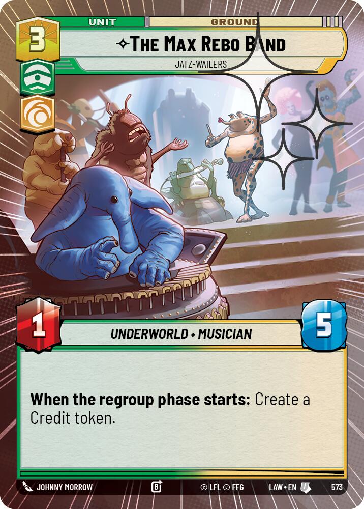 The Max Rebo Band - Jatz-Wailers (573) (Hyperspace Foil) (573) [A Lawless Time] | Exor Games New Glasgow