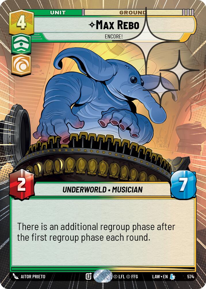 Max Rebo - Encore! (574) (Hyperspace Foil) (574) [A Lawless Time] | Exor Games New Glasgow