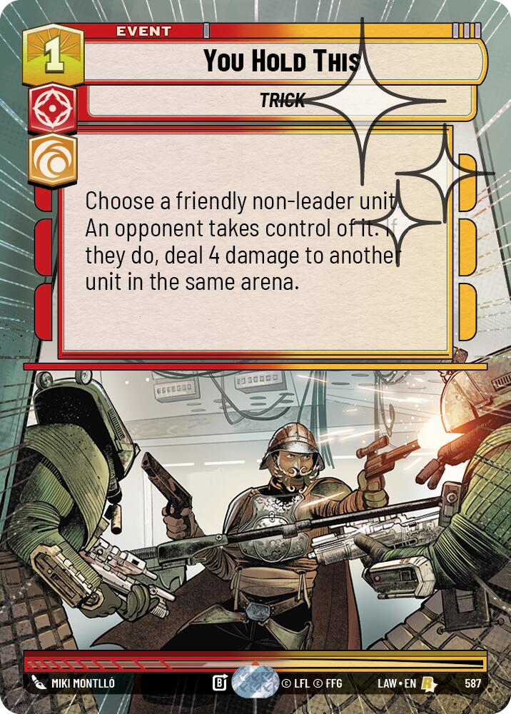 You Hold This (587) (Hyperspace Foil) (587) [A Lawless Time] | Exor Games New Glasgow