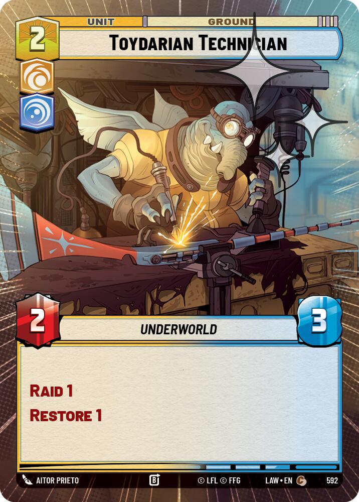 Toydarian Technician (592) (Hyperspace Foil) (592) [A Lawless Time] | Exor Games New Glasgow