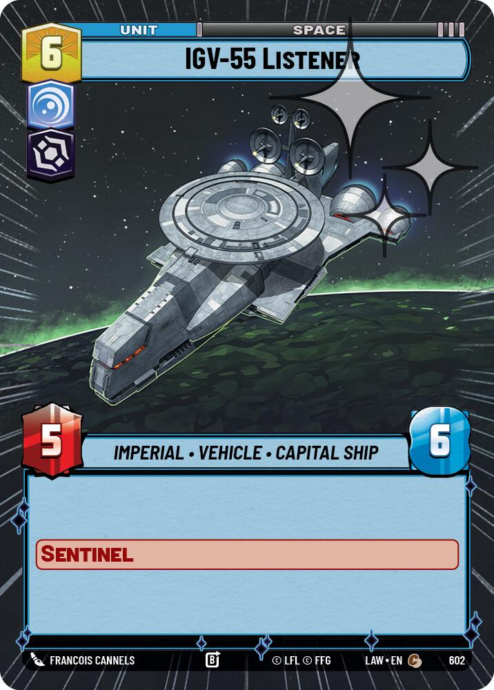 IGV-55 Listener (602) (Hyperspace Foil) (602) [A Lawless Time] | Exor Games New Glasgow